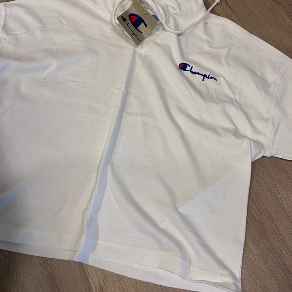 CHAMPION - Thin hoodie cropped xs - BNWT - Picture 3 of 5